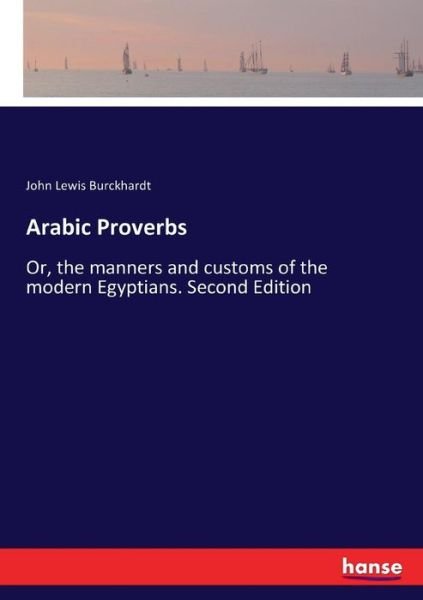 Cover for Burckhardt · Arabic Proverbs (Book) (2017)