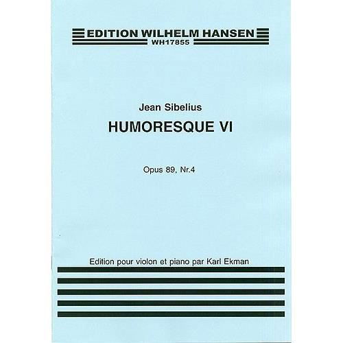 Jean Sibelius: Humoresque No.6 Op.89 No.4 - Jean Sibelius - Książki -  - 9788759852637 - 2015