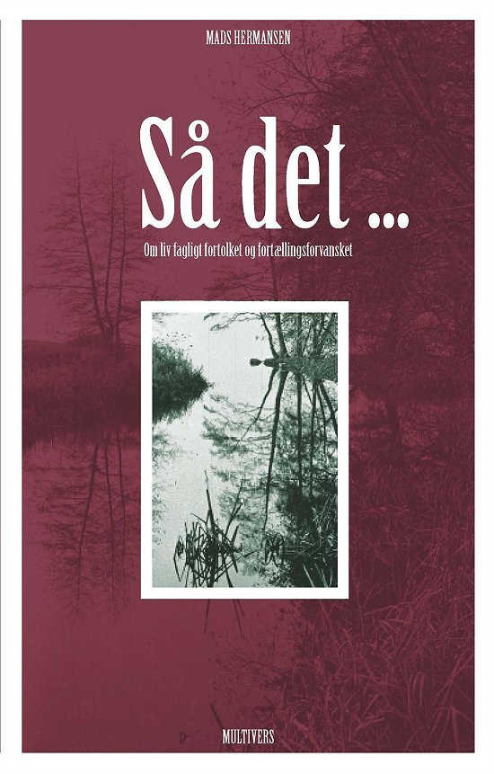 Cover for Mads Hermansen · Så det .... (Sewn Spine Book) [1st edition] (2014)