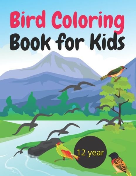 Cover for Boo Coo · Bird Coloring Book for Kdis 12 year (Paperback Book) (2020)