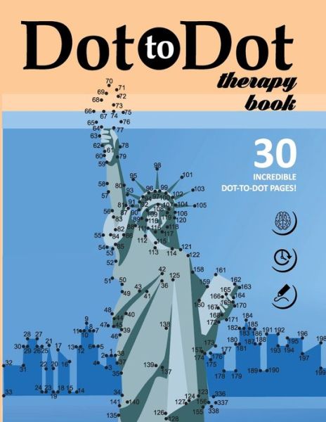 Cover for Acropolis Publishing · Dot to Dot therapy book. 30 INCREDIBLE DOT-TO-DOT PAGES! (Taschenbuch) (2020)