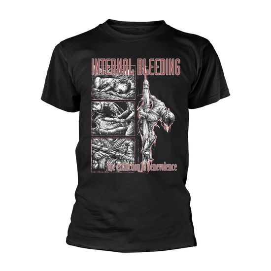 Cover for Internal Bleeding · The Extinction of Benevolence (T-shirt) [size XL] [Black edition] (2021)