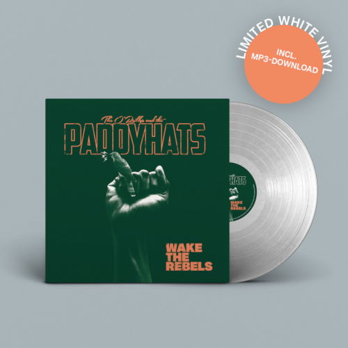 Cover for O'Reillys And The Paddyhats · Wake The Rebels (2 LP White / Silver Vinyl) (LP) (2024)