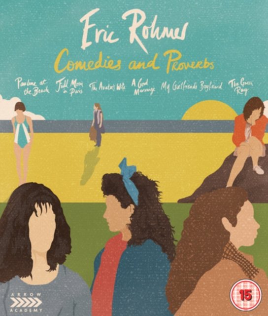Cover for Eric Rohmer 100 Comedies and Proverbs BD · Eric Rohmer - Comedies and Proverbs (Blu-ray) (2020)