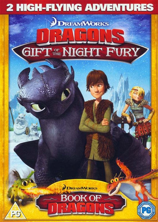 Cover for Dragons 2 New Adventures · Dragons - Gift Of The Night Fury / Book Of Dragons (DVD) (2014)