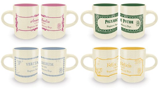 Harry Potter Gift Set Of 4 Espresso Cups With Potion Label Design In Gift Box - - Pyramid International - Merchandise -  - 5050293852638 - April 24, 2019