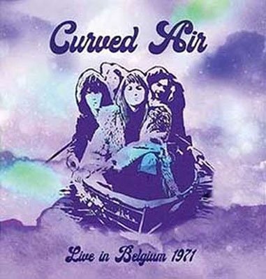 Cover for Curved Air · LIVE IN BELGIUM 1971 (180g LILAC VINYL) (LP) (2023)