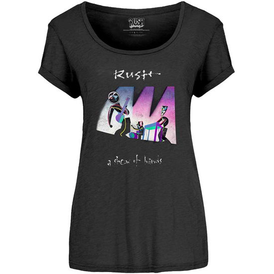 Rush Ladies T-Shirt: Show of Hands - Rush - Merchandise - Bravado - 5056170616638 - 