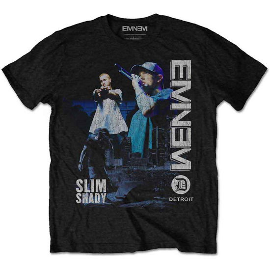 Eminem Unisex T-Shirt: Detroit - Eminem - Produtos -  - 5056170645638 - 