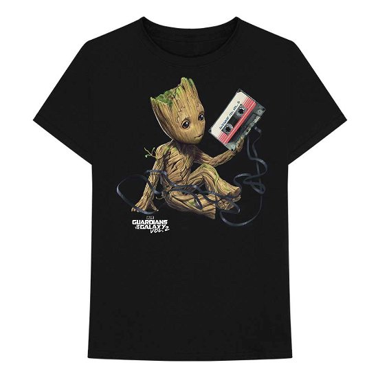 Cover for Marvel Comics · Marvel Comics Unisex T-Shirt: Guardians of the Galaxy Groot with Tape (T-shirt) [size M]