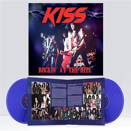 Cover for Kiss · Rockin' at the Ritz (Blue Vinyl) (LP) (2021)