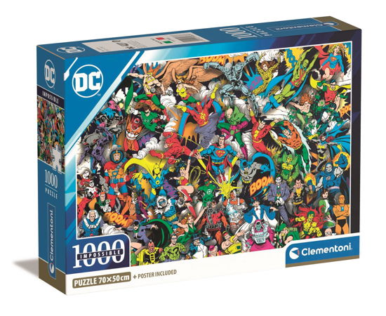 Cover for DC Comics Justice League · Puslespil HQC Impossibe DC Comics, 1000 brikker (Jigsaw Puzzle) (2024)