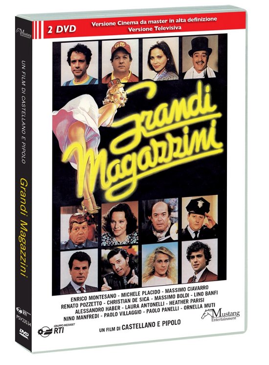 Pozzetto, Banfi, Montesano, Manfredi, Muti, Antonelli · Grandi Magazzini Film + Film Tv (Box 2 Dv) (DVD) (2024)