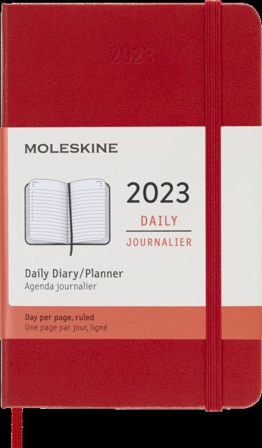 Moleskine 2023 12month Daily Pocket Hard - Moleskine - Other - MOLESKINE - 8056420859638 - June 9, 2022