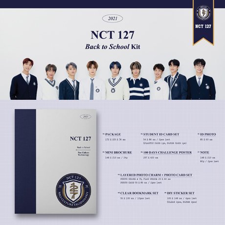 Cover for Nct127 · 2021 NCT 127 Back to School Kit (TAEYONG Ver.) (MERCH)
