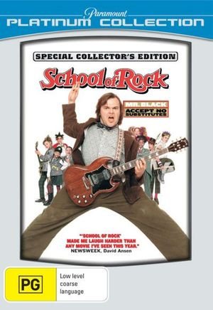 Cover for School of Rock · School of Rock (Platinum Collection) (DVD) (2009)