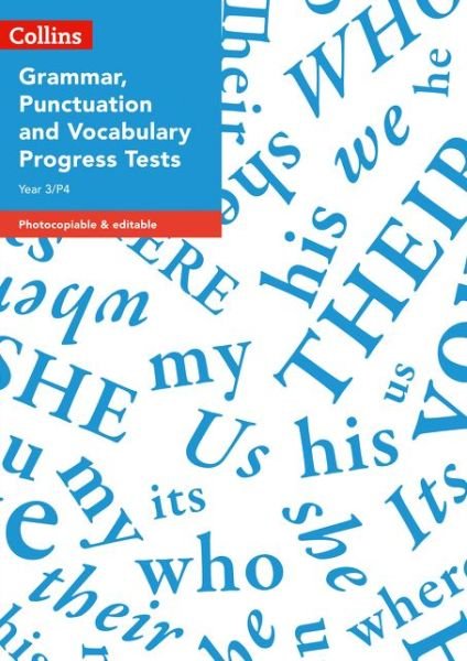 Cover for Abigail Steel · Year 3/P4 Grammar, Punctuation and Vocabulary Progress Tests - Collins Tests &amp; Assessment (Paperback Book) (2019)