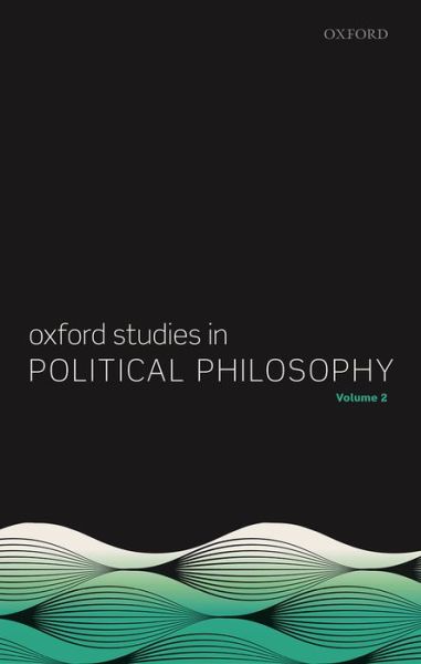 Cover for David Sobel · Oxford Studies in Political Philosophy, Volume 2 - Oxford Studies in Political Philosophy (Paperback Book) (2016)