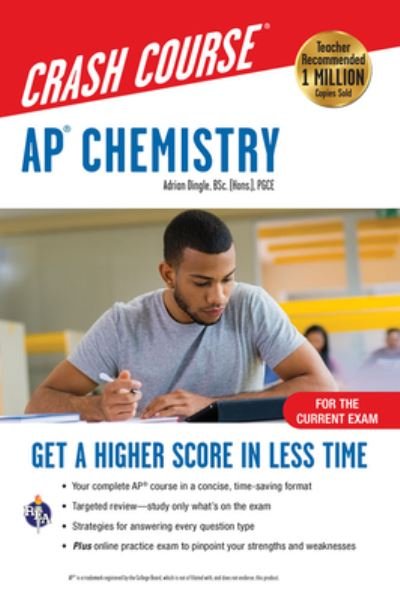 Cover for Adrian Dingle · AP® Chemistry Crash Course, Book + Online : Get a Higher Score in Less Time (Advanced Placement  Crash Course (Paperback Book) (2020)
