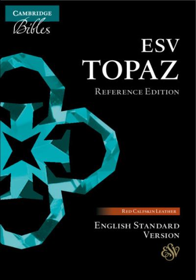 Cover for ESV Topaz Reference Edition, Cherry Red Calfskin Leather, ES675 XR (Book) (2019)