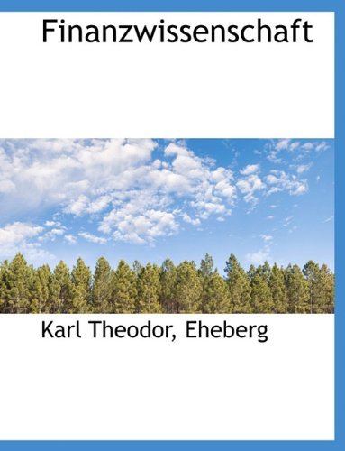 Cover for Eheberg · Finanzwissenschaft (Paperback Bog) (2009)
