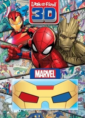 Marvel Look And Find 3D OP - P I Kids - Bøger - Phoenix International Publications, Inco - 9781503767638 - 17. maj 2023