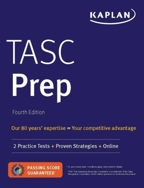 Cover for Kaplan Test Prep · Tasc Prep: 2 Practice Tests + Proven Strategies + Online - Kaplan Test Prep (Paperback Bog) [4th edition] (2019)