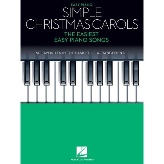 Cover for Hal Leonard Publishing Corporation · Simple Christmas Carols: The Easiest Easy Piano Songs (Paperback Book) (2018)