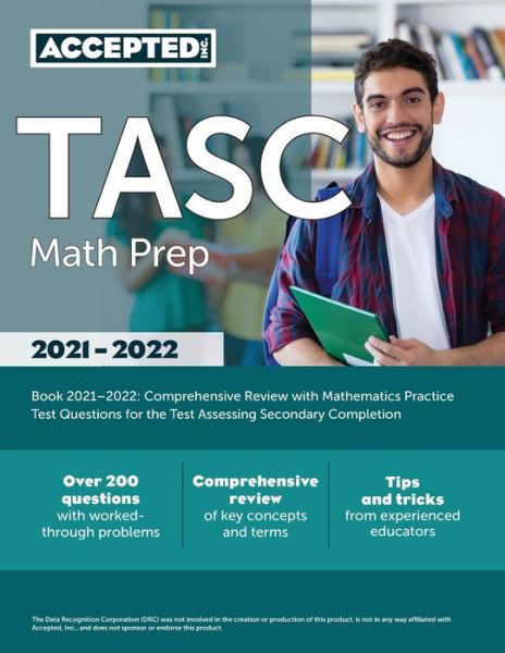 TASC Math Prep Book 2021-2022 - Inc Accepted - Książki - Accepted, Inc. - 9781635309638 - 4 grudnia 2020