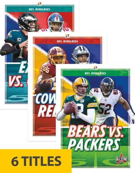 NFL Rivalries (Set of 6) - Various Various - Kirjat - North Star Editions - 9781644941638 - torstai 1. elokuuta 2019