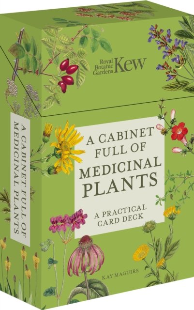 Cover for Royal Botanic Gardens Kew · A Cabinet Full of Medicinal Plants: A Practical Card Deck (Flashcards) (2025)