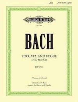 Cover for Johann Sebastian Bach · Toccata And Fugue In D Minor - Piano Solo (Book)