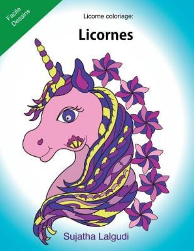 Cover for Sujatha Lalgudi · Licorne Coloriage (Paperback Book) (2017)