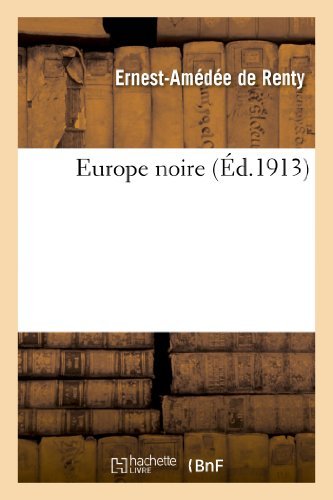 Cover for De Renty-e-a · Europe Noire (Pocketbok) [French edition] (2013)