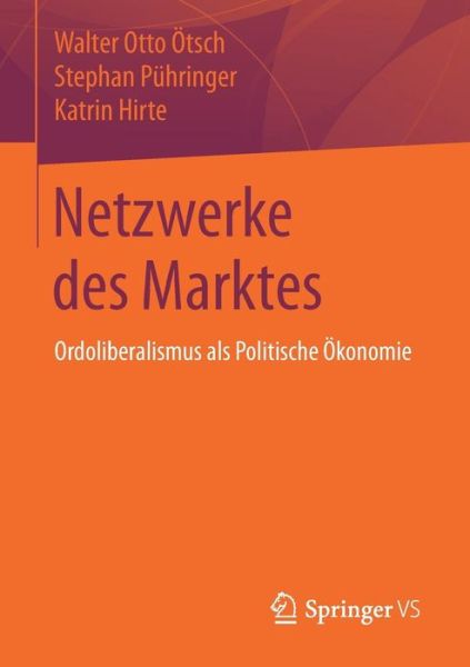 Cover for Ötsch · Netzwerke des Marktes (Book) (2017)