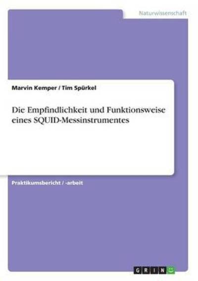 Cover for Kemper · Die Empfindlichkeit und Funktion (Book) (2016)