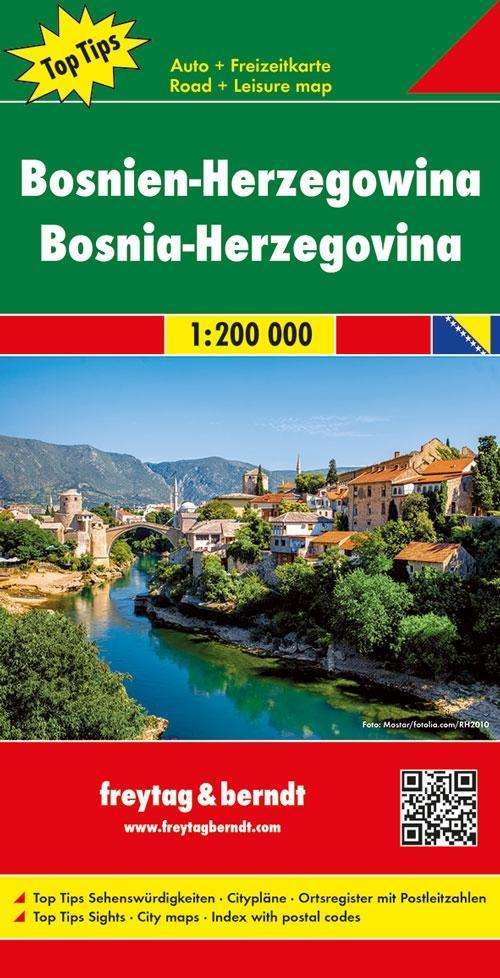 Cover for Freytag &amp; Berndt · Freytag &amp; Berndt Road Map: Bosnia-Herzegovina (Hardcover Book) (2016)