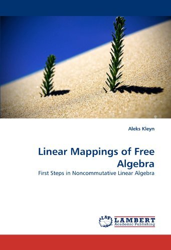 Linear Mappings of Free Algebra: First Steps in Noncommutative Linear Algebra - Aleks Kleyn - Böcker - LAP LAMBERT Academic Publishing - 9783843351638 - 6 september 2010