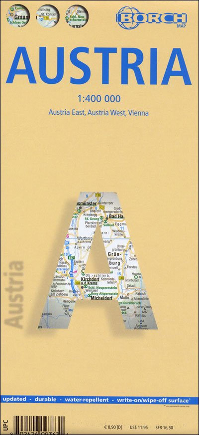 Cover for Borch GmbH · Borch Map: Austria / Österreich (Hardcover Book)