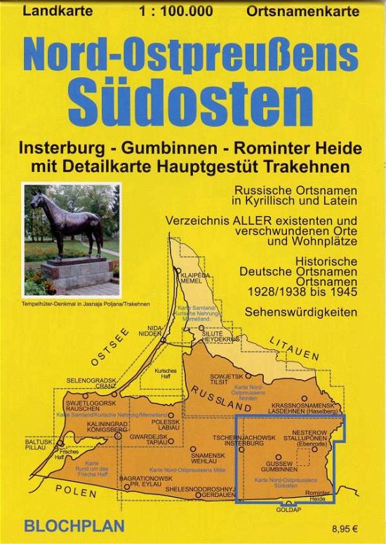 Landkte Nord-Ostpreußens Südosten - Bloch - Libros -  - 9783981565638 - 