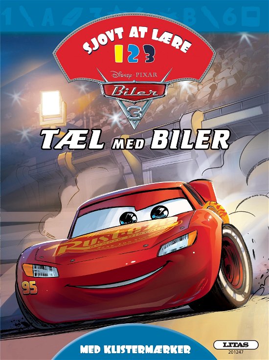 Cover for Disney Pixar · Biler 3: Tæl med Biler (kolli 6) (Bok) [2. utgave] (2018)