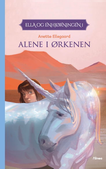 Cover for Anette Ellegaard · Ella og enhjørningen: Ella og enhjørningen 1, Blå Læseklub (Bound Book) [1. wydanie] (2024)