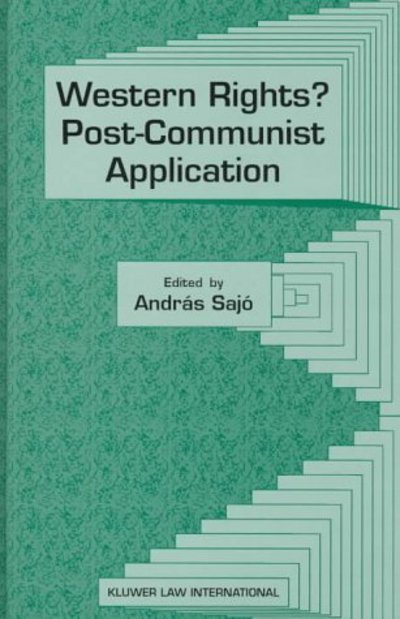 Cover for András Sajó · Western Rights? Post-Communist Application (Hardcover bog) (1996)