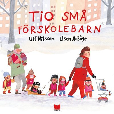Cover for Lisen Adbåge · Tio små förskolebarn (Gebundesens Buch) (2017)