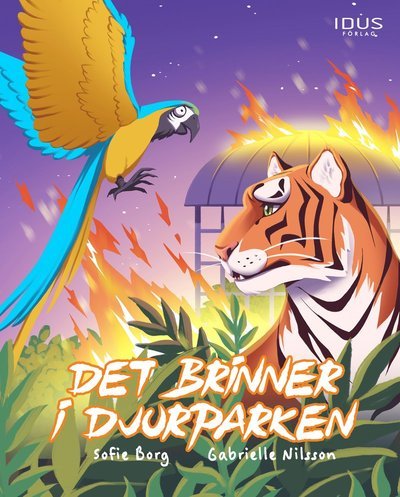 Cover for Sofie Borg · Det brinner i djurparken (Bound Book) (2022)