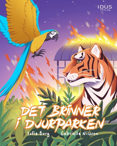 Cover for Sofie Borg · Det brinner i djurparken (Hardcover Book) (2022)