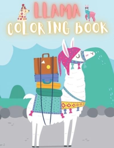 Cover for To The Point · Llama Coloring Book (Paperback Bog) (2020)