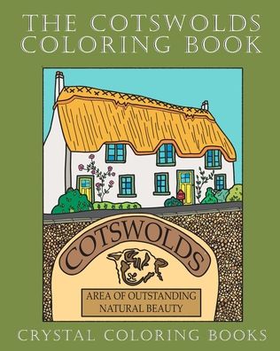 Cover for Crystal Coloring Books · The Cotswolds Coloring Book (Paperback Book) (2020)