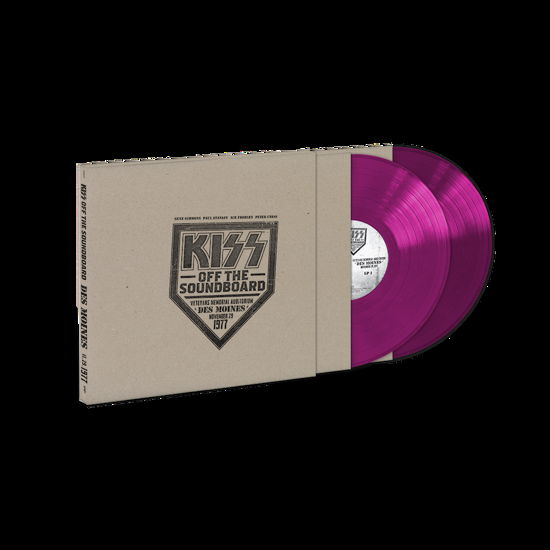 Cover for Kiss · Kiss Off The Soundboard: Live In Des Moines (LP) [Limited Violet Vinyl edition] (2022)