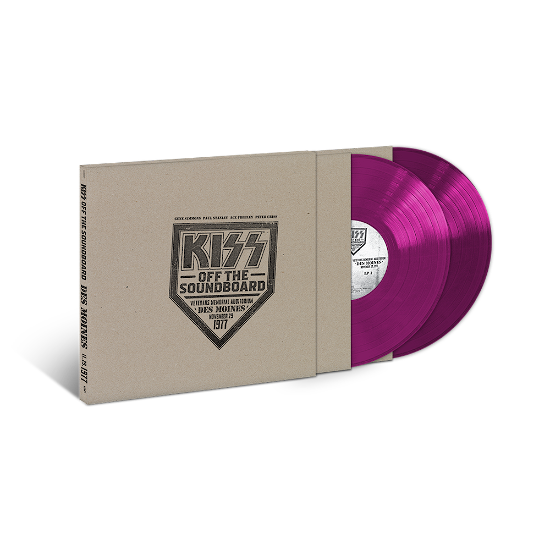 Cover for Kiss · Kiss Off The Soundboard: Live In Des Moines (LP) [Limited Violet Vinyl edition] (2022)